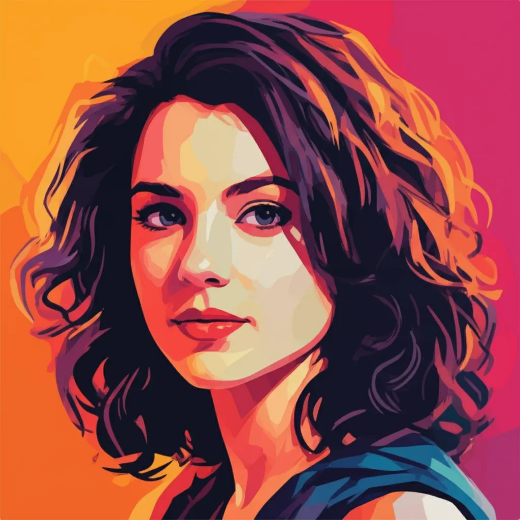 Artistic portrait of Katie Schlossberg