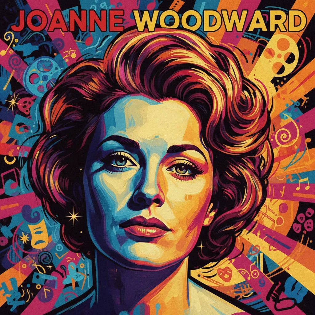 Artistic portrait of Joanne Woodward