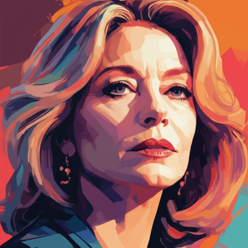 Artistic portrait of Susan Sarandon