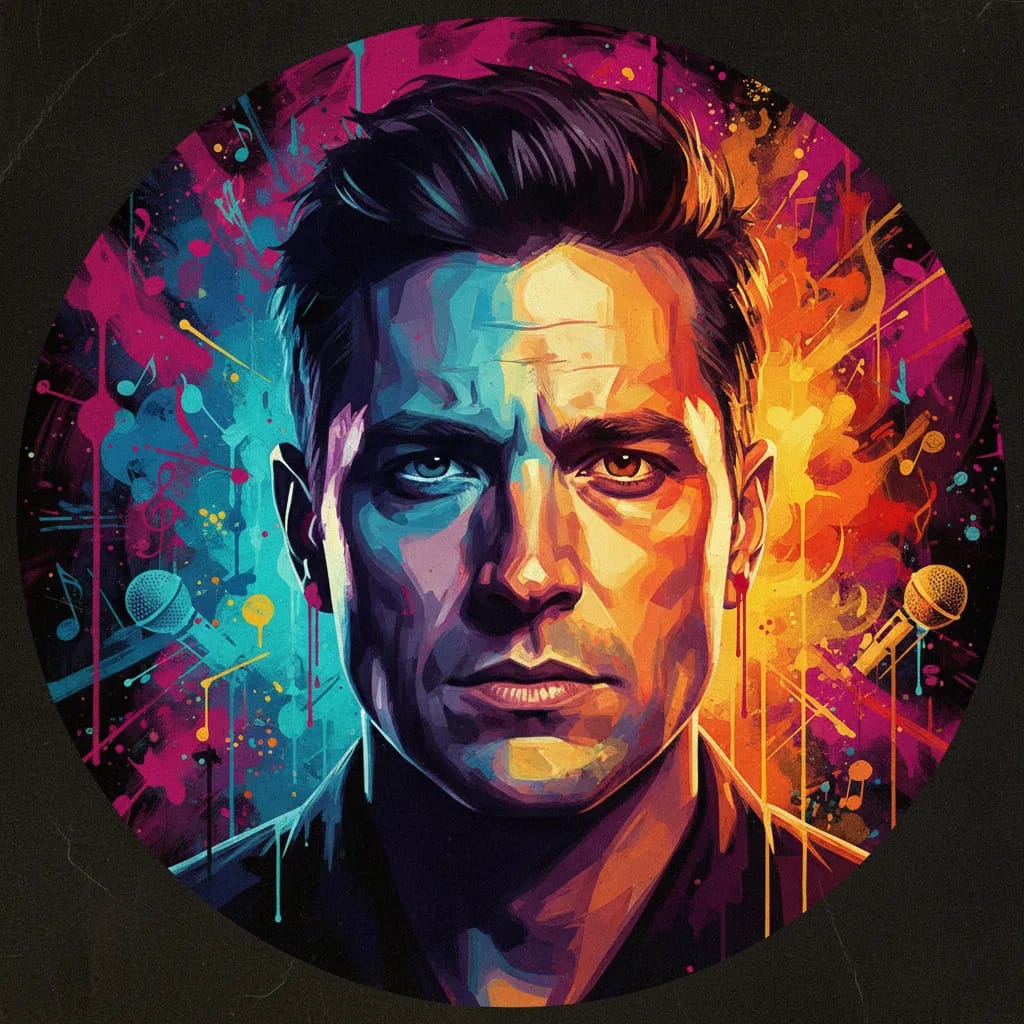Artistic portrait of Chris Cox