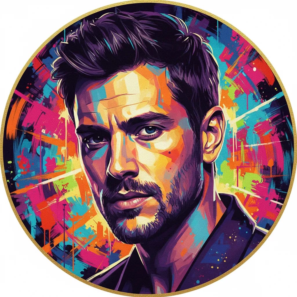 Artistic portrait of Marlon Joubert