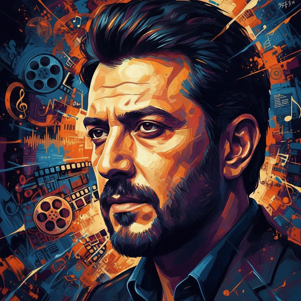 Artistic portrait of Mahsun Kirmizigül