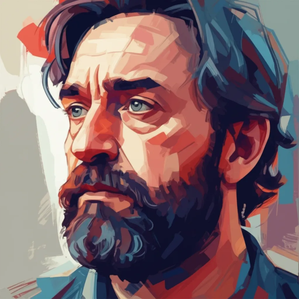 Artistic portrait of Livio Badurina