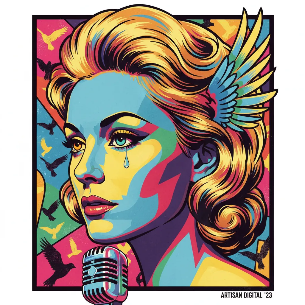 Artistic portrait of Tippi Hedren