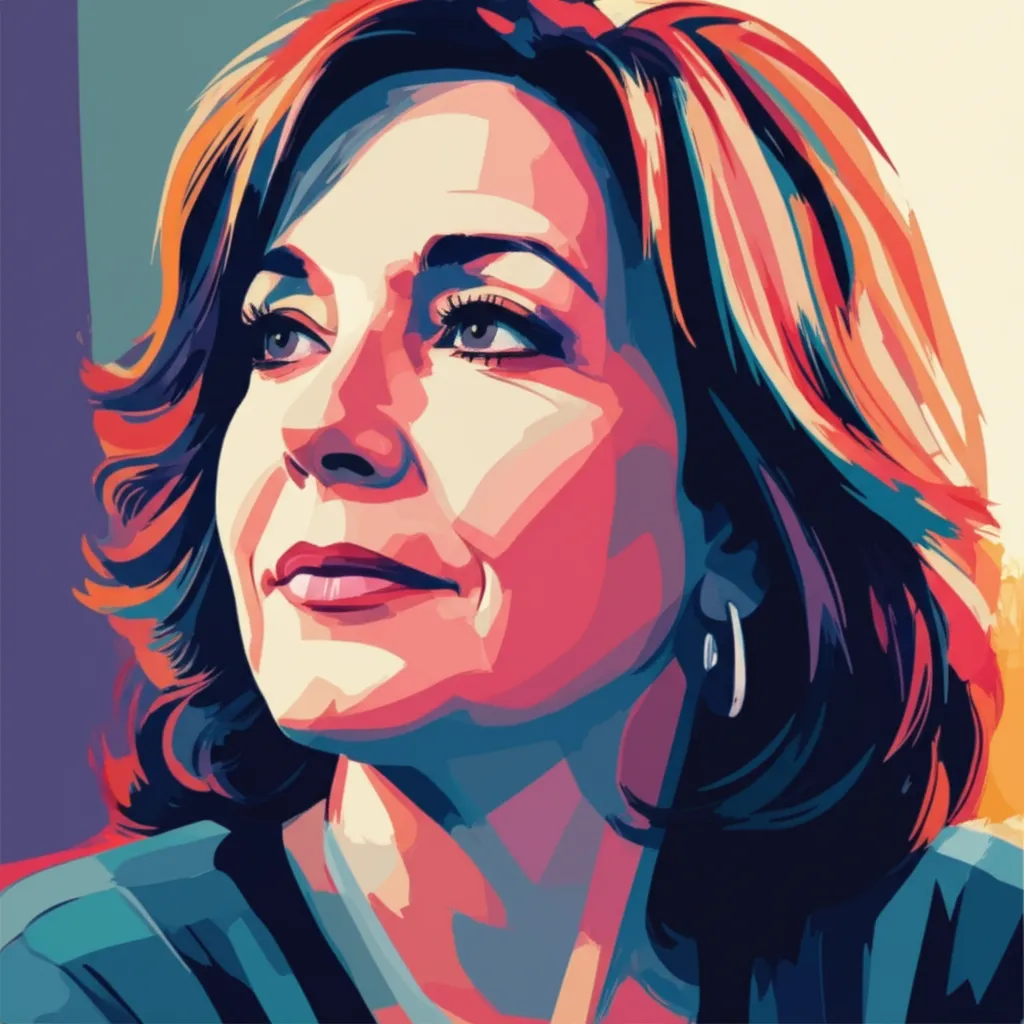 Artistic portrait of Bonnie Hunt