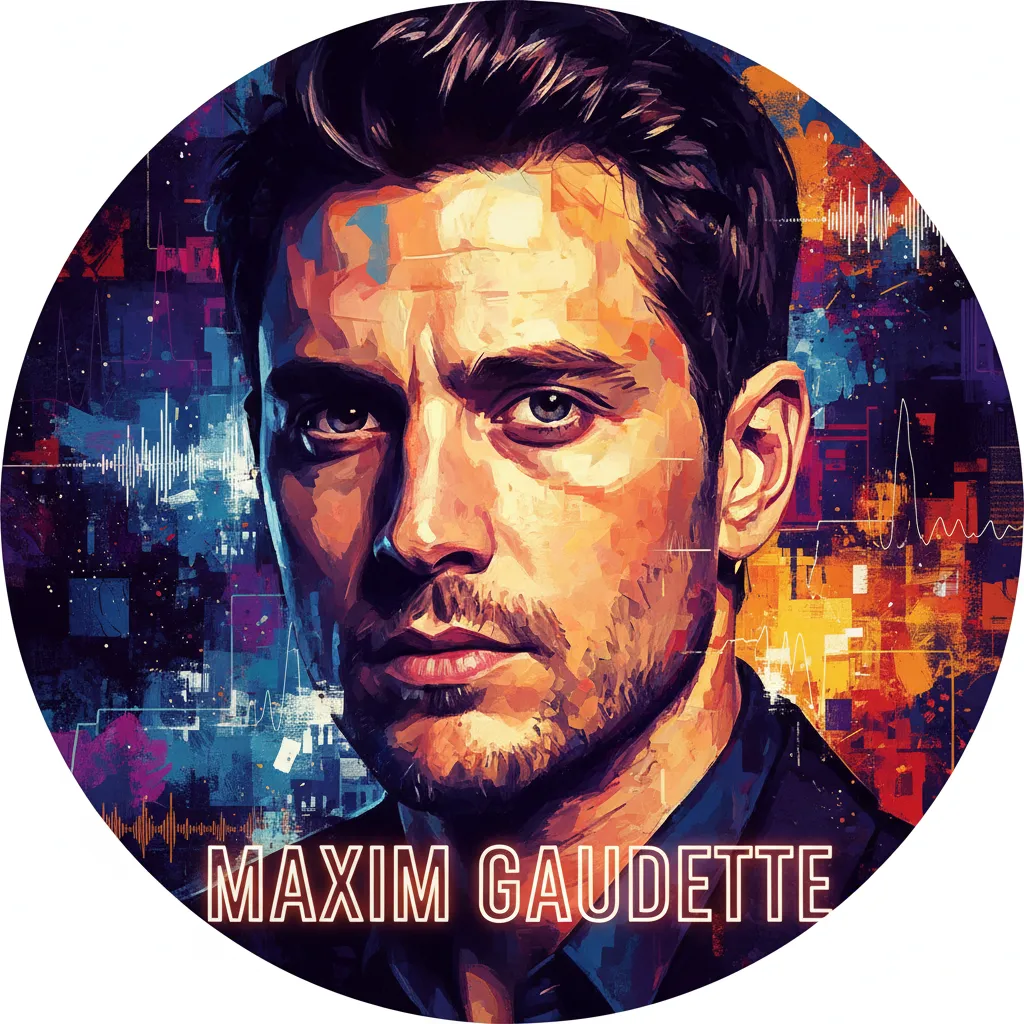 Artistic portrait of Maxim Gaudette