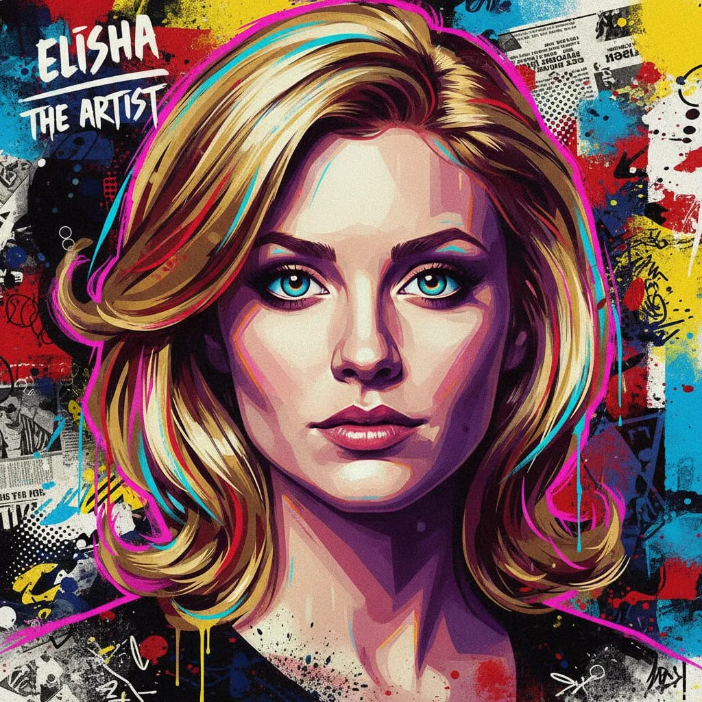 Artistic portrait of Elisha Cuthbert