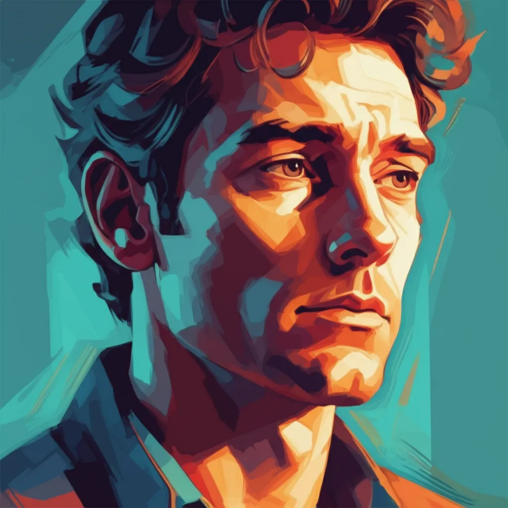 Artistic portrait of Marcus Gilbert