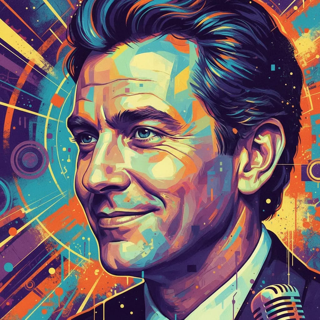Artistic portrait of Charles Rocket