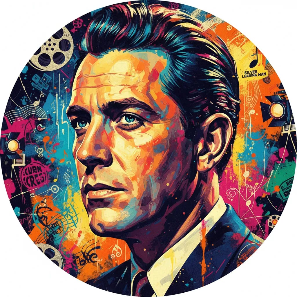 Artistic portrait of Dennis Morgan