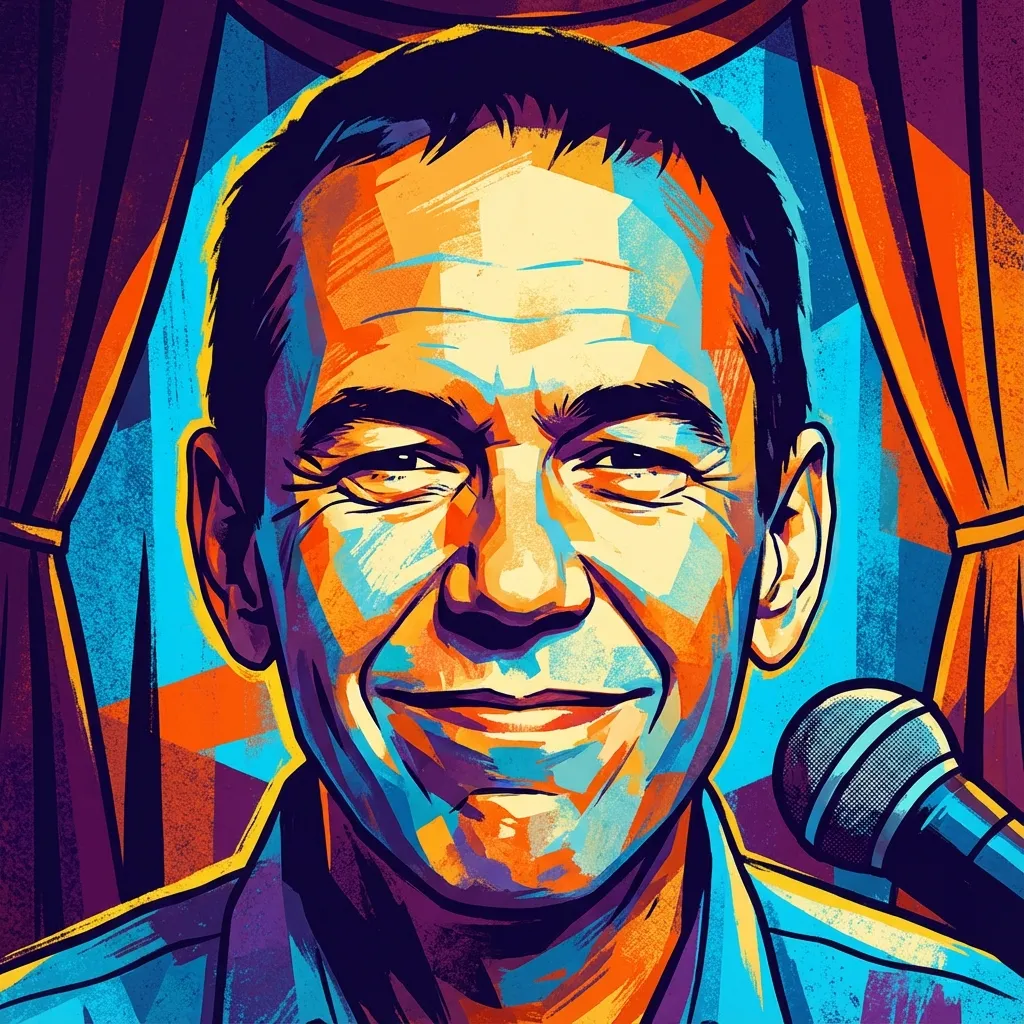 Artistic portrait of Gilbert Gottfried