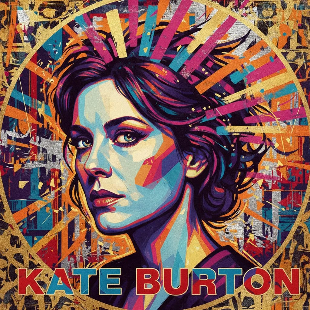 Artistic portrait of Kate Burton