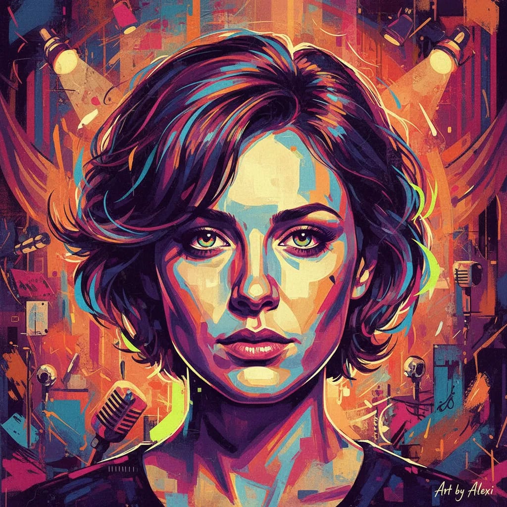 Artistic portrait of Michelle Duncan