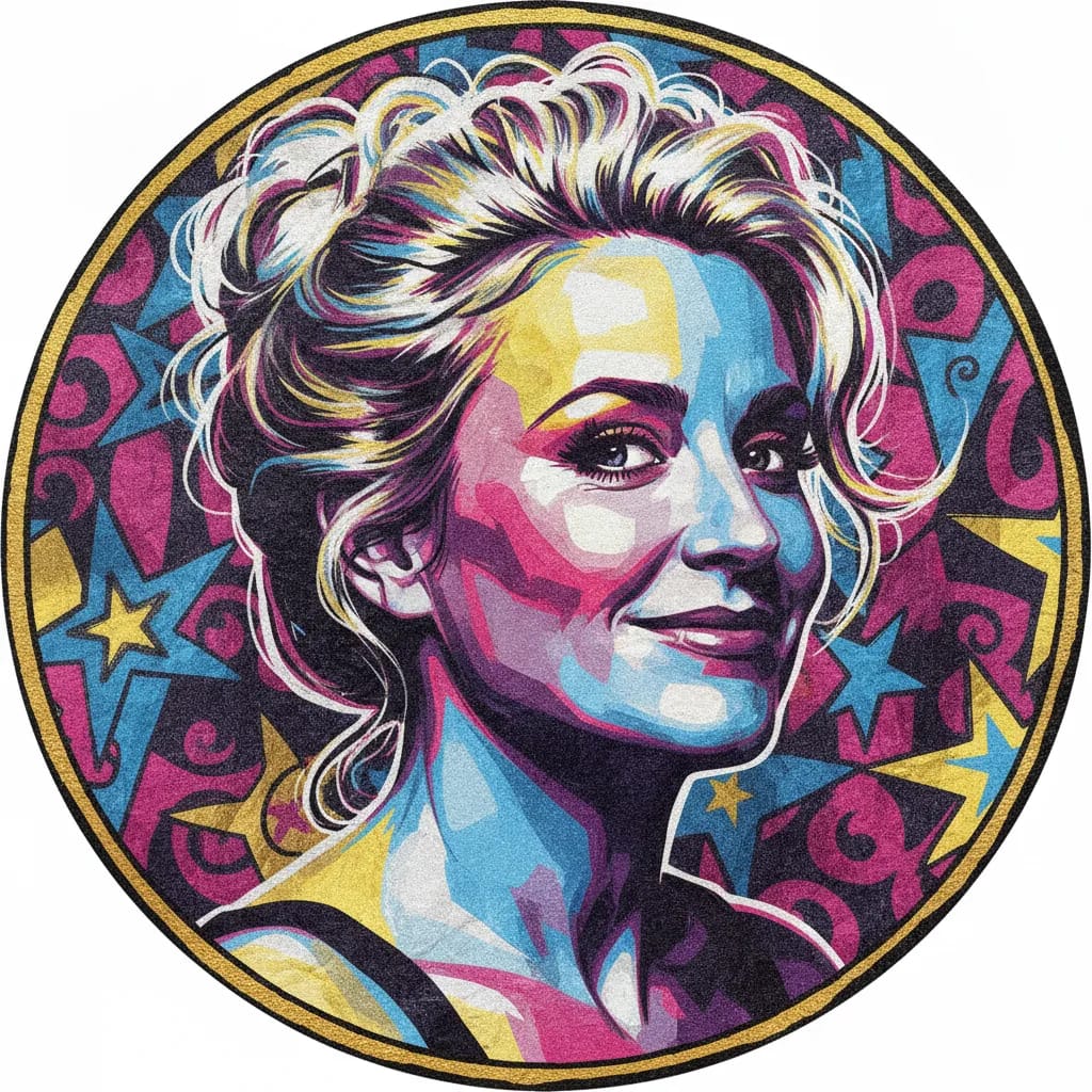 Artistic portrait of Jennifer Coolidge