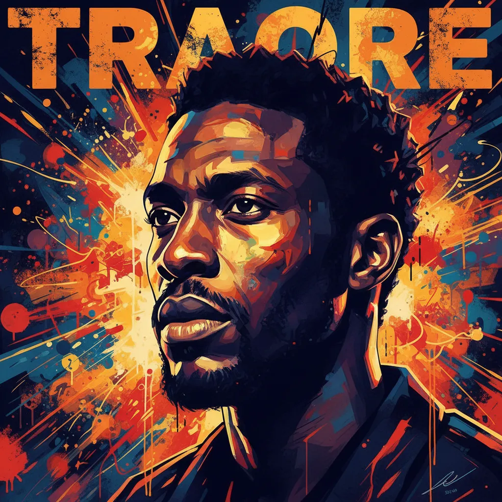 Artistic portrait of Traore