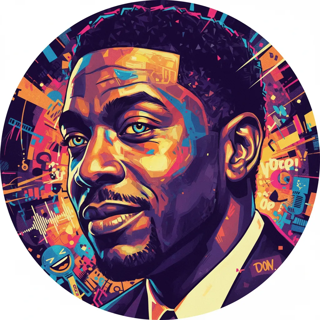 Artistic portrait of Don 'D.C.' Curry