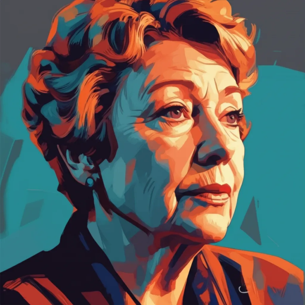 Artistic portrait of Julie Walters