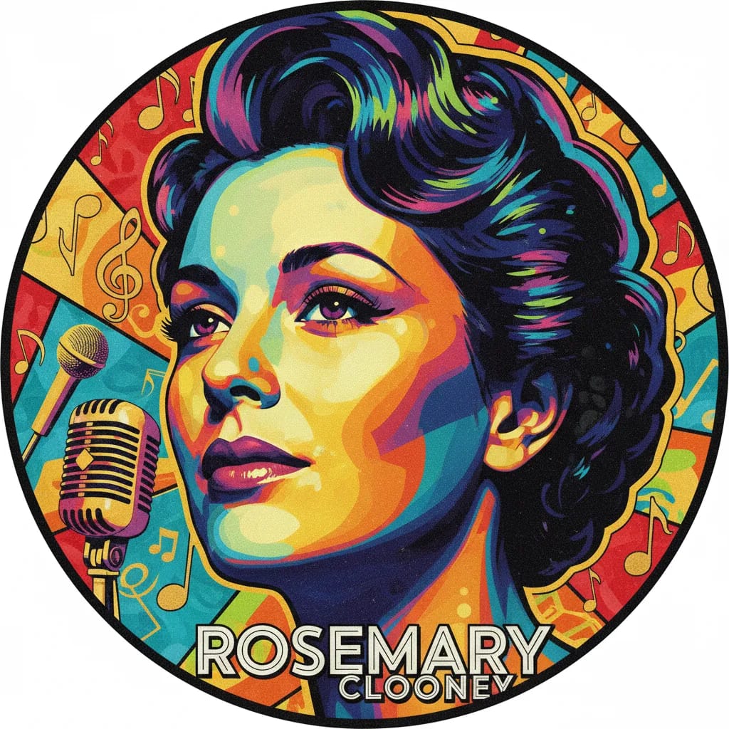 Artistic portrait of Rosemary Clooney