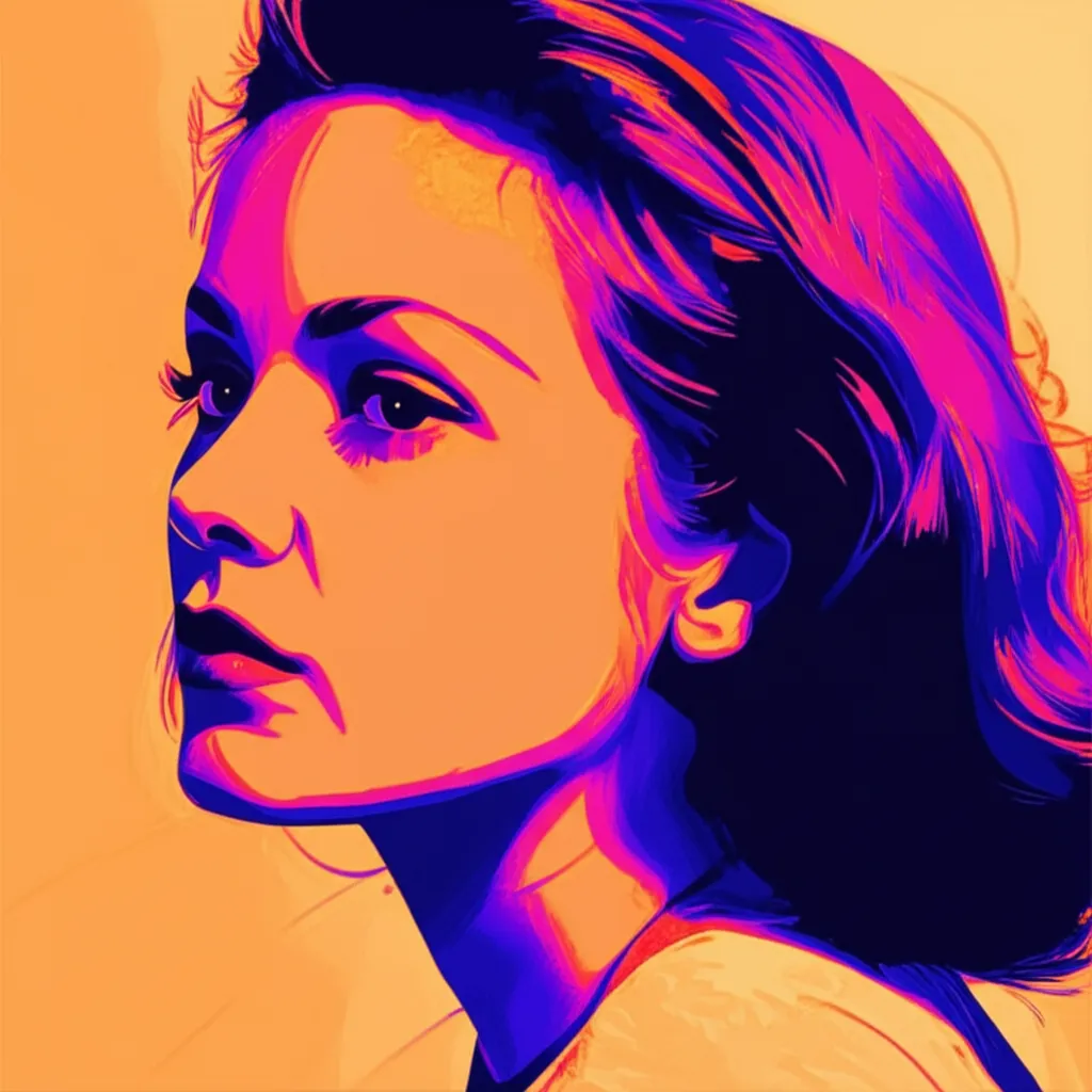 Artistic portrait of Ruth Roman