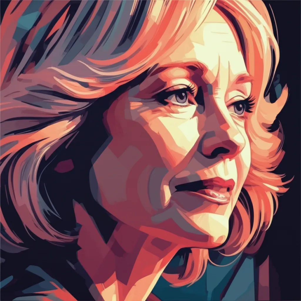 Artistic portrait of Sally Field