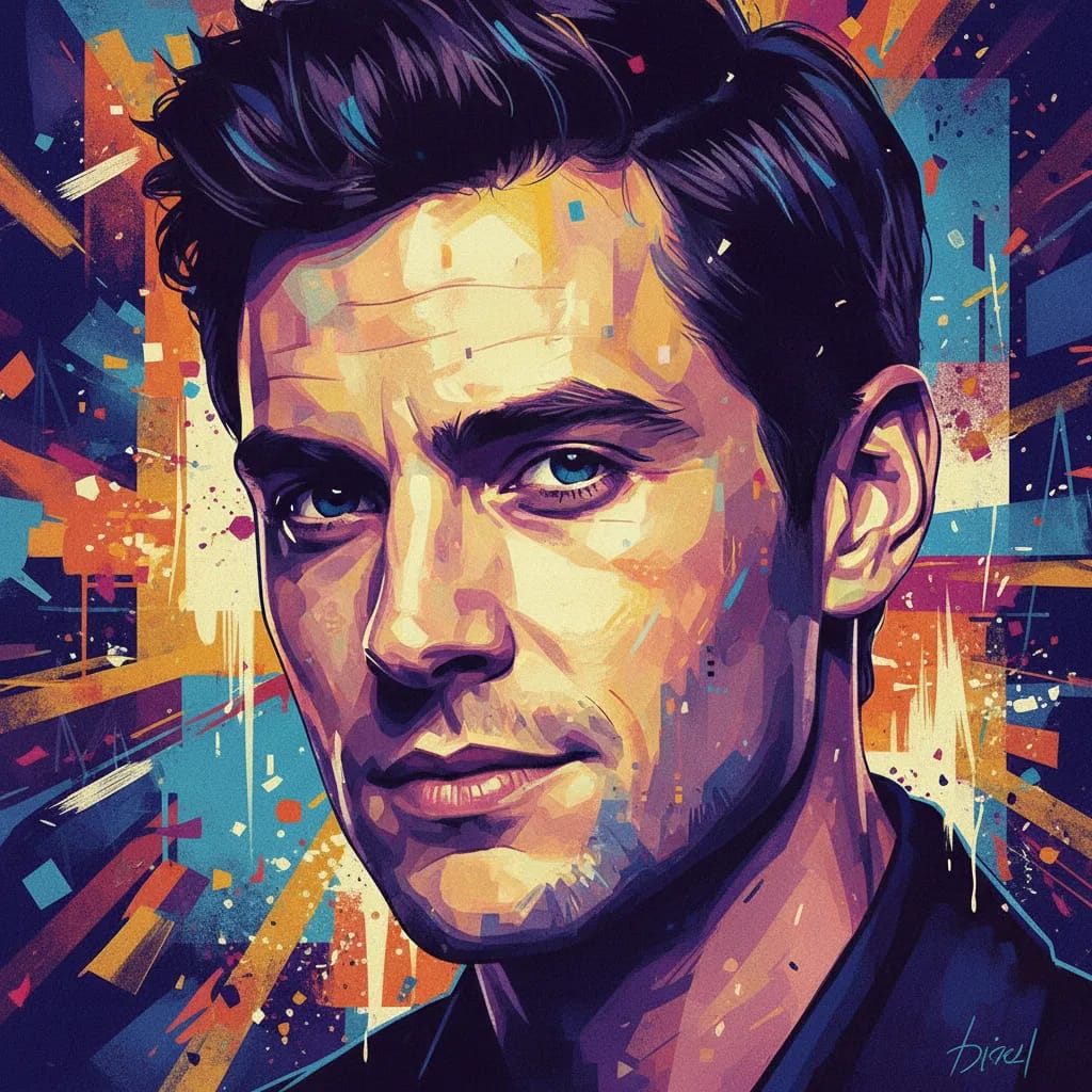 Artistic portrait of Max Irons