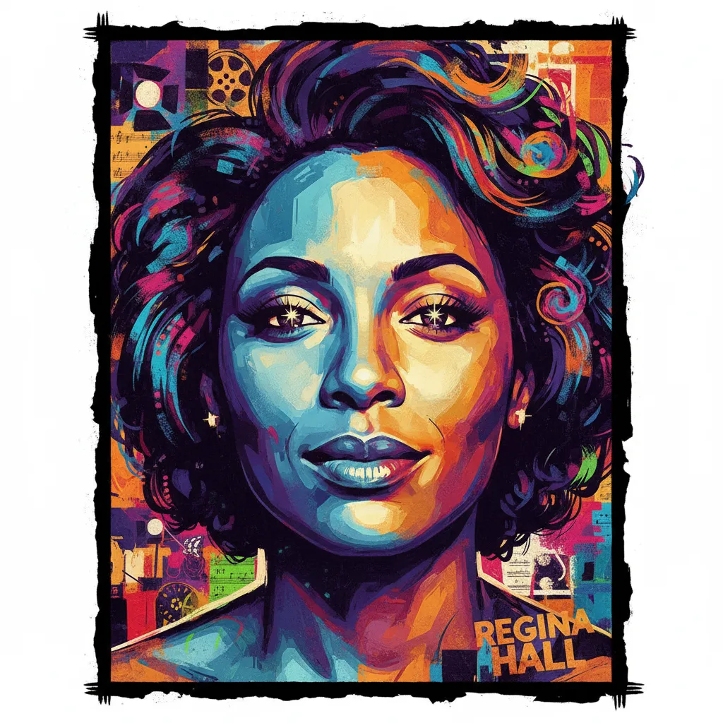 Artistic portrait of Regina Hall