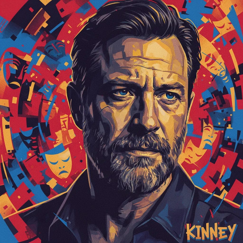 Artistic portrait of Terry Kinney