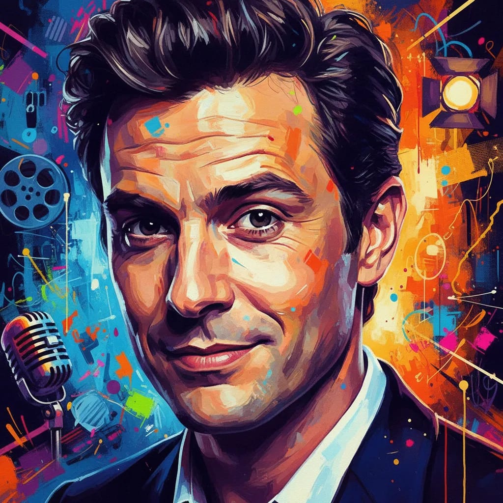 Artistic portrait of Alex Lutz