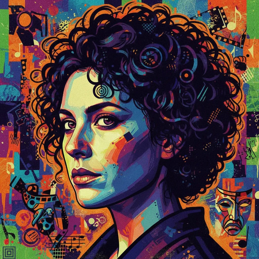 Artistic portrait of Alexia Landeau