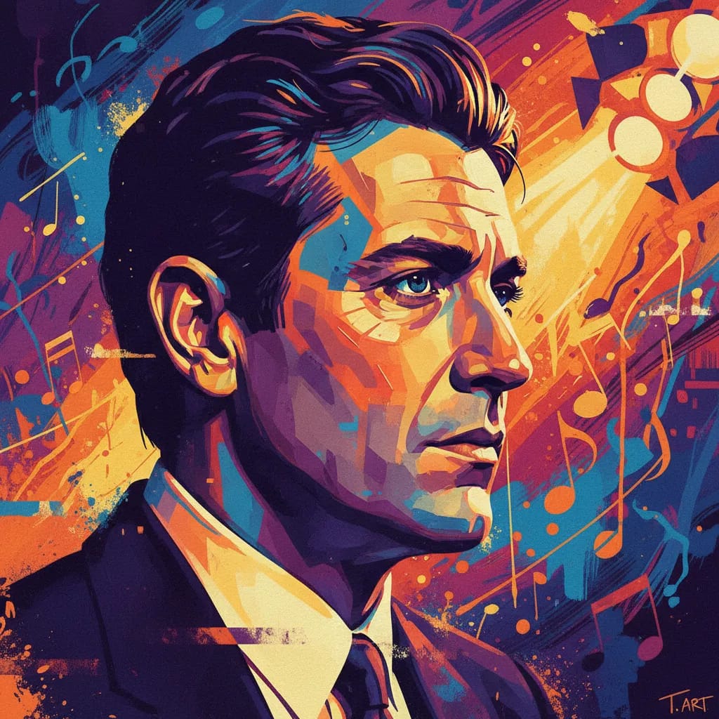 Artistic portrait of Tom Costello