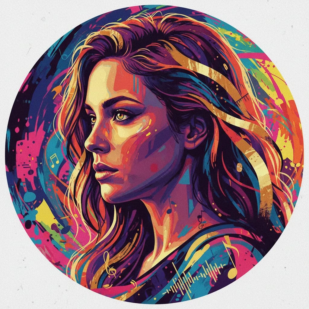 Artistic portrait of Ashley Hinshaw