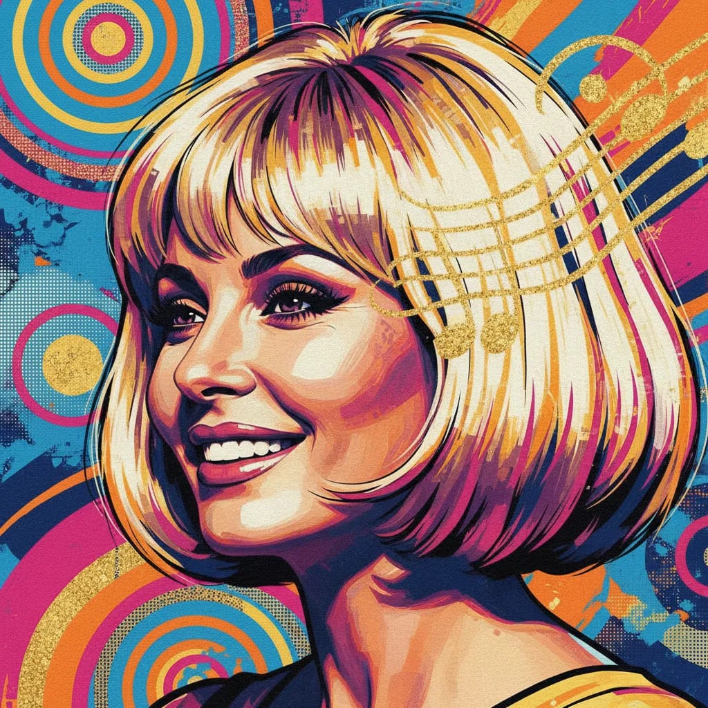 Portrait of Raffaella Carrà