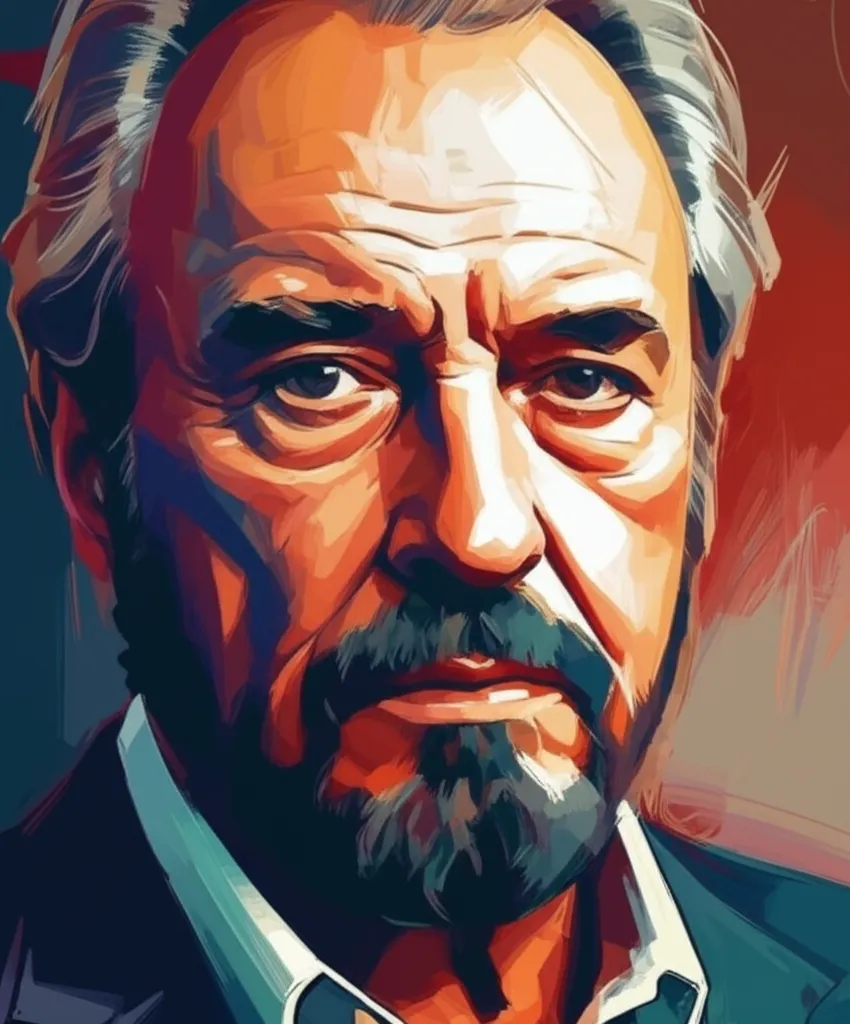 Artistic portrait of Jon Voight