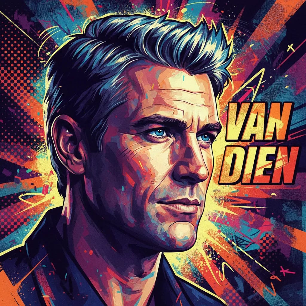 Artistic portrait of Casper Van Dien