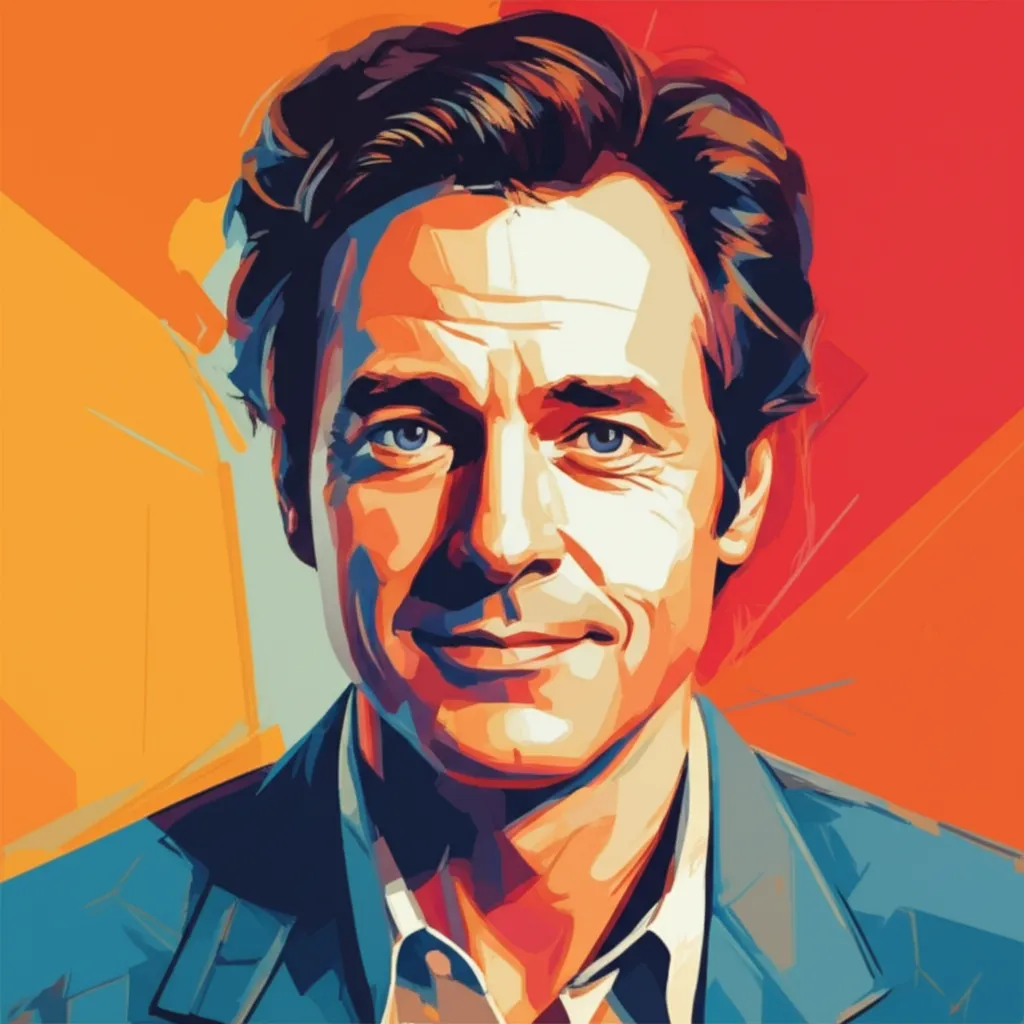 Artistic portrait of Alan Ruck