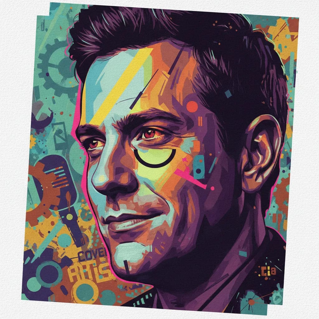 Artistic portrait of Allen Covert
