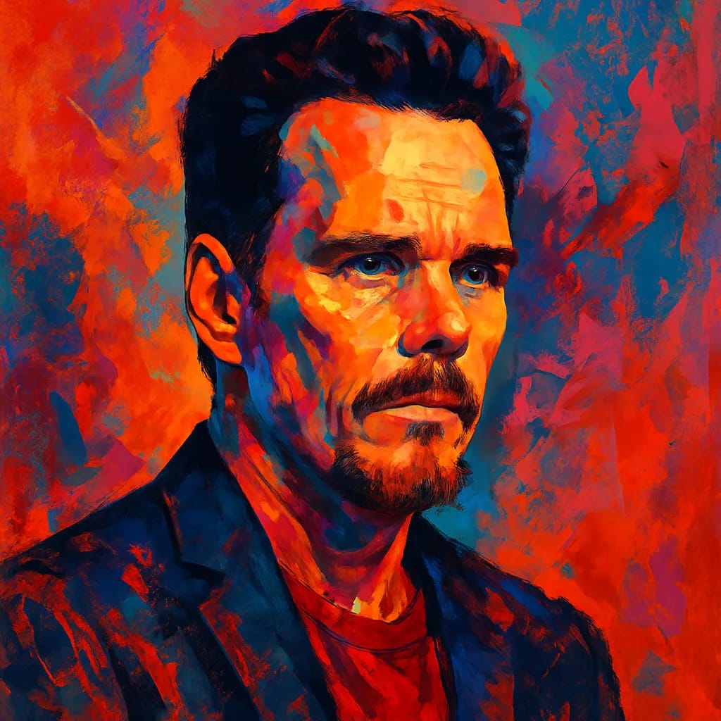 Artistic portrait of Kevin Dillon