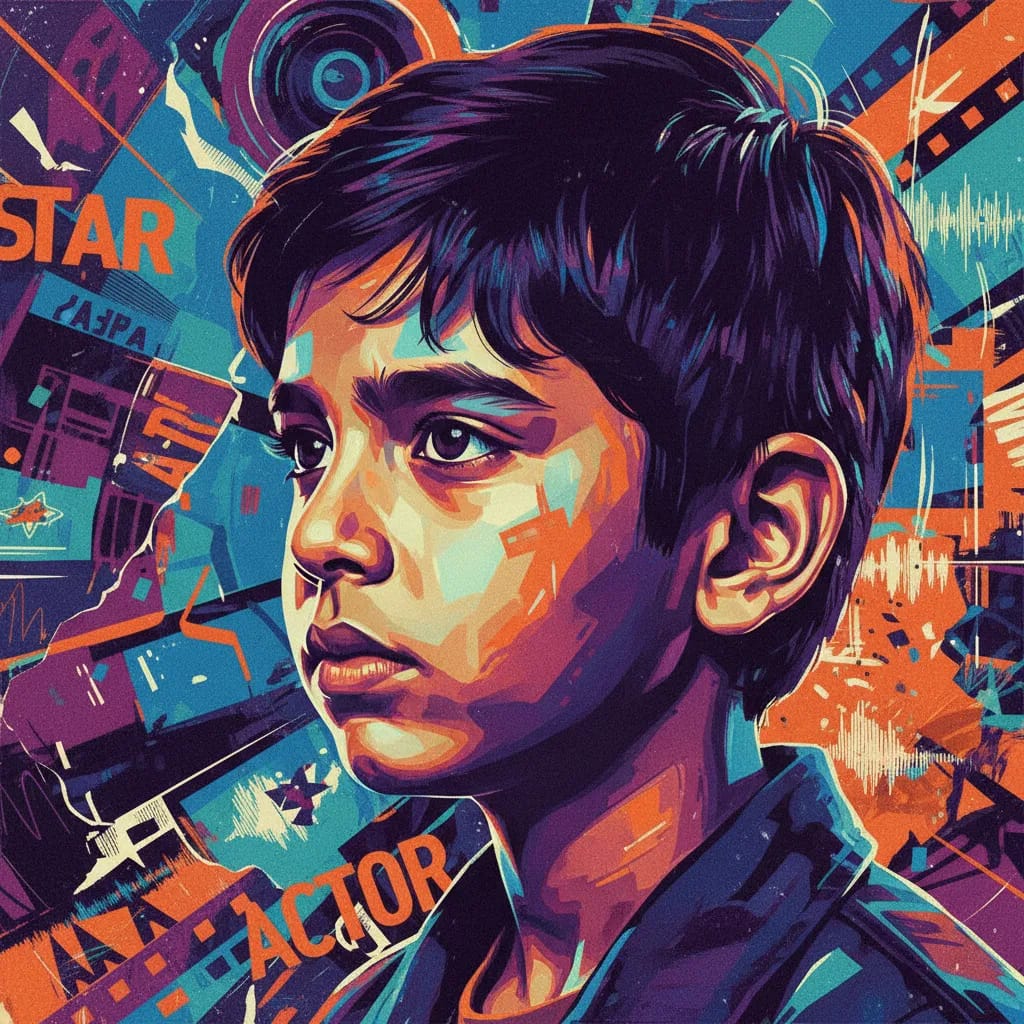 Artistic portrait of Sunny Pawar