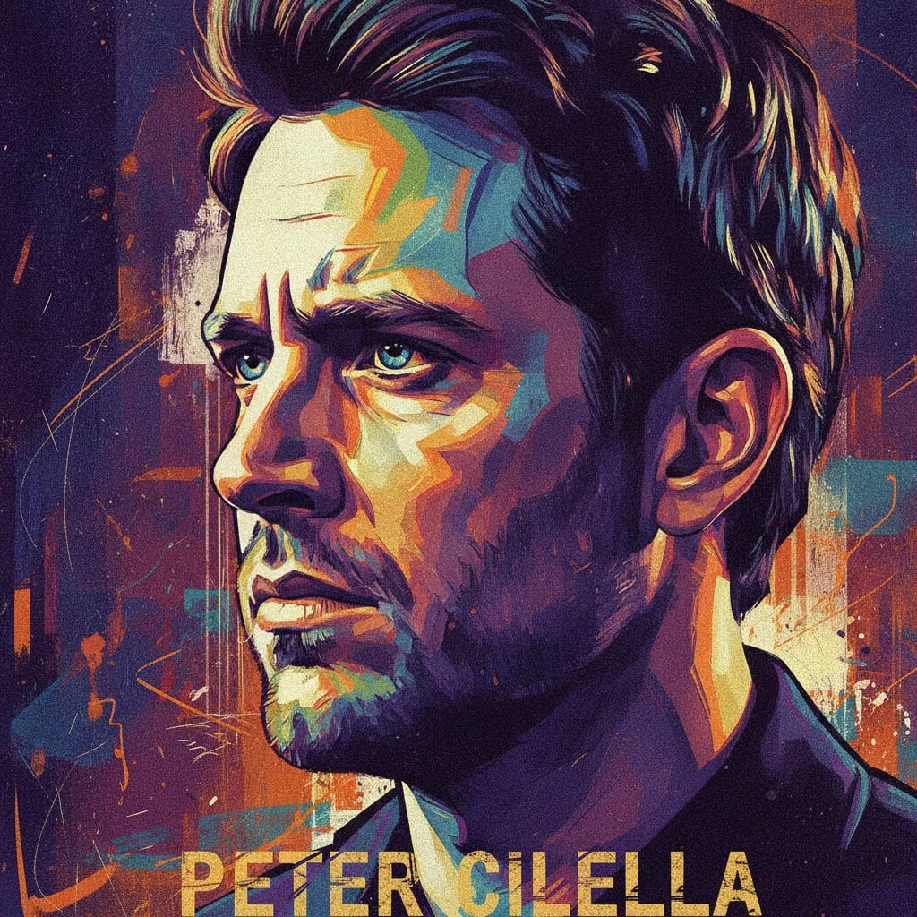 Artistic portrait of Peter Cilella