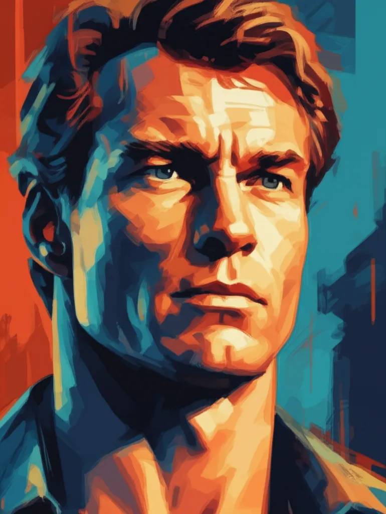 Portrait of Dolph Lundgren