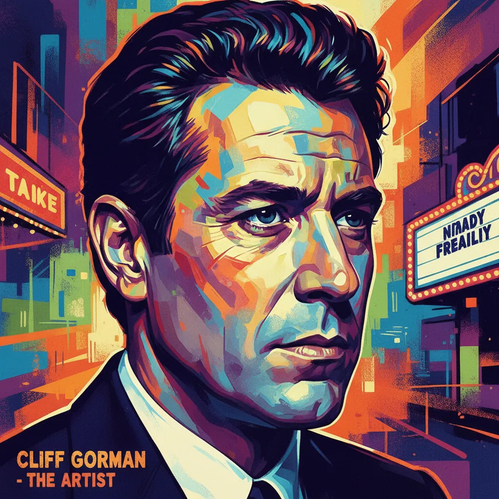 Artistic portrait of Cliff Gorman