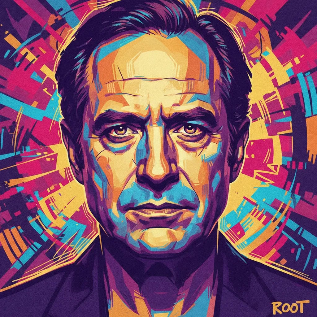Artistic portrait of Stephen Root