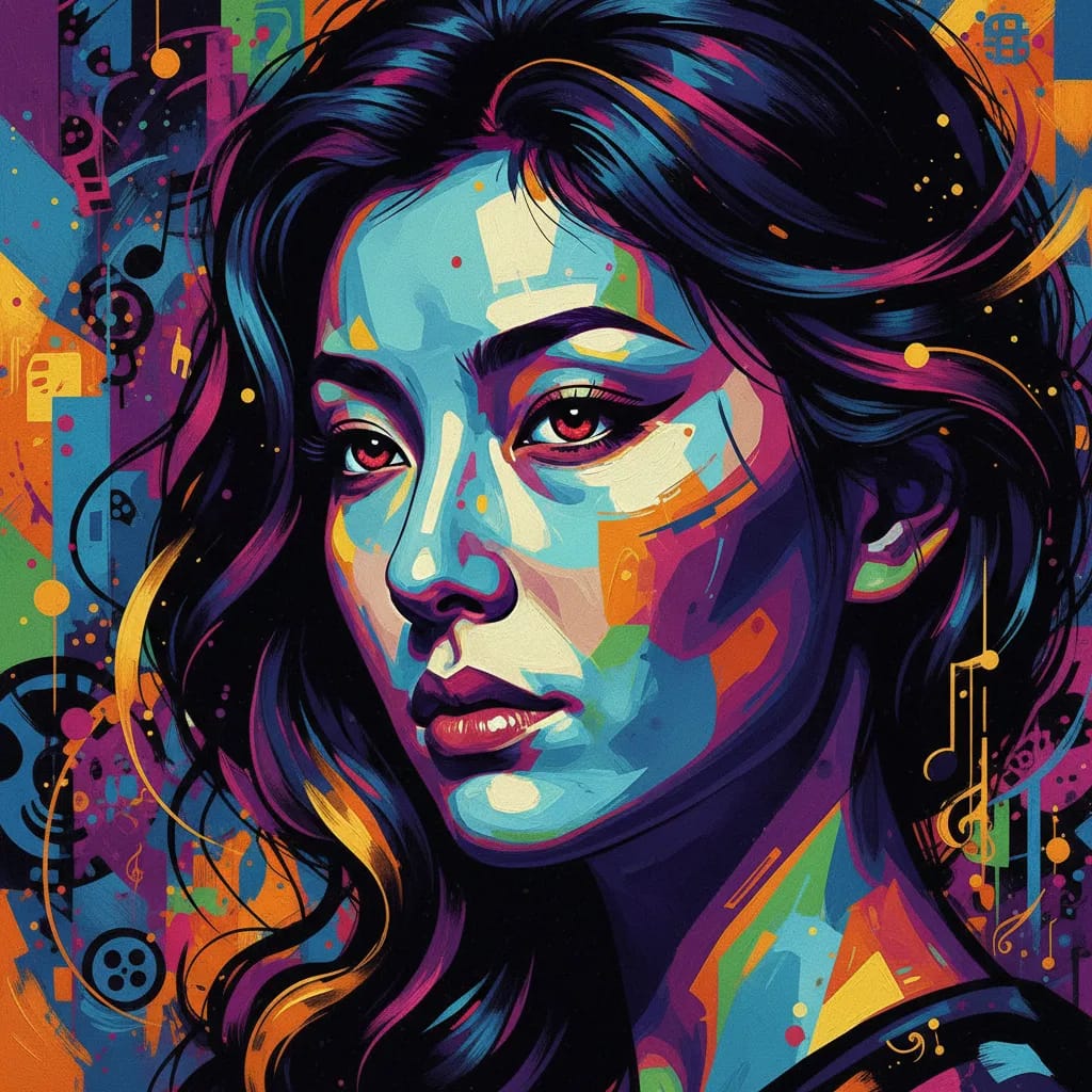 Artistic portrait of Eiko Matsuda