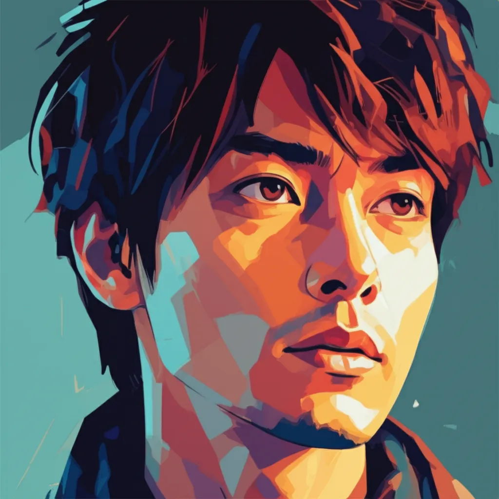 Artistic portrait of Takeshi Kaneshiro