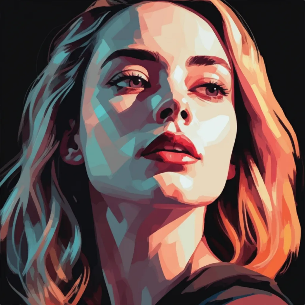 Artistic portrait of Vanessa Kirby