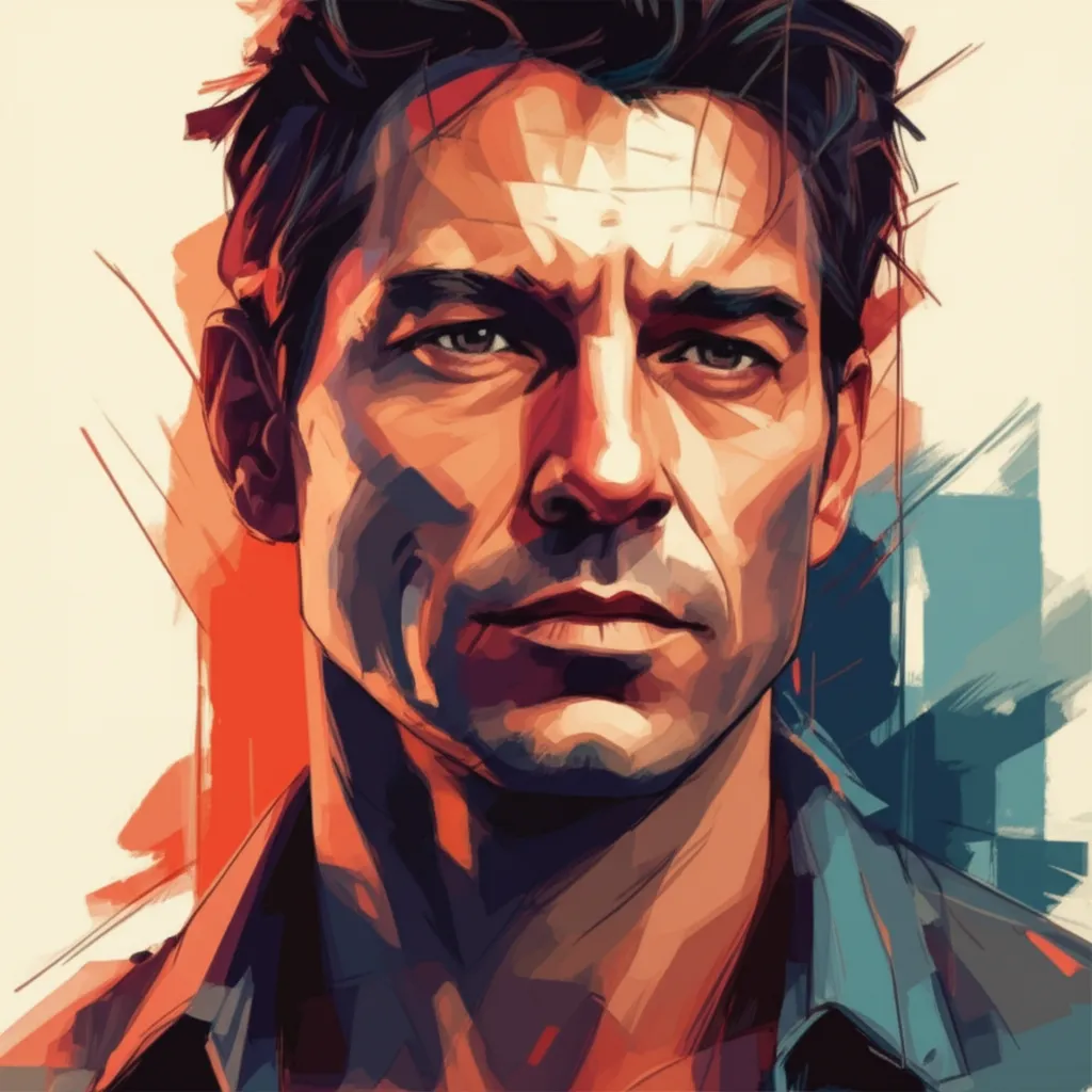 Artistic portrait of Frank Grillo