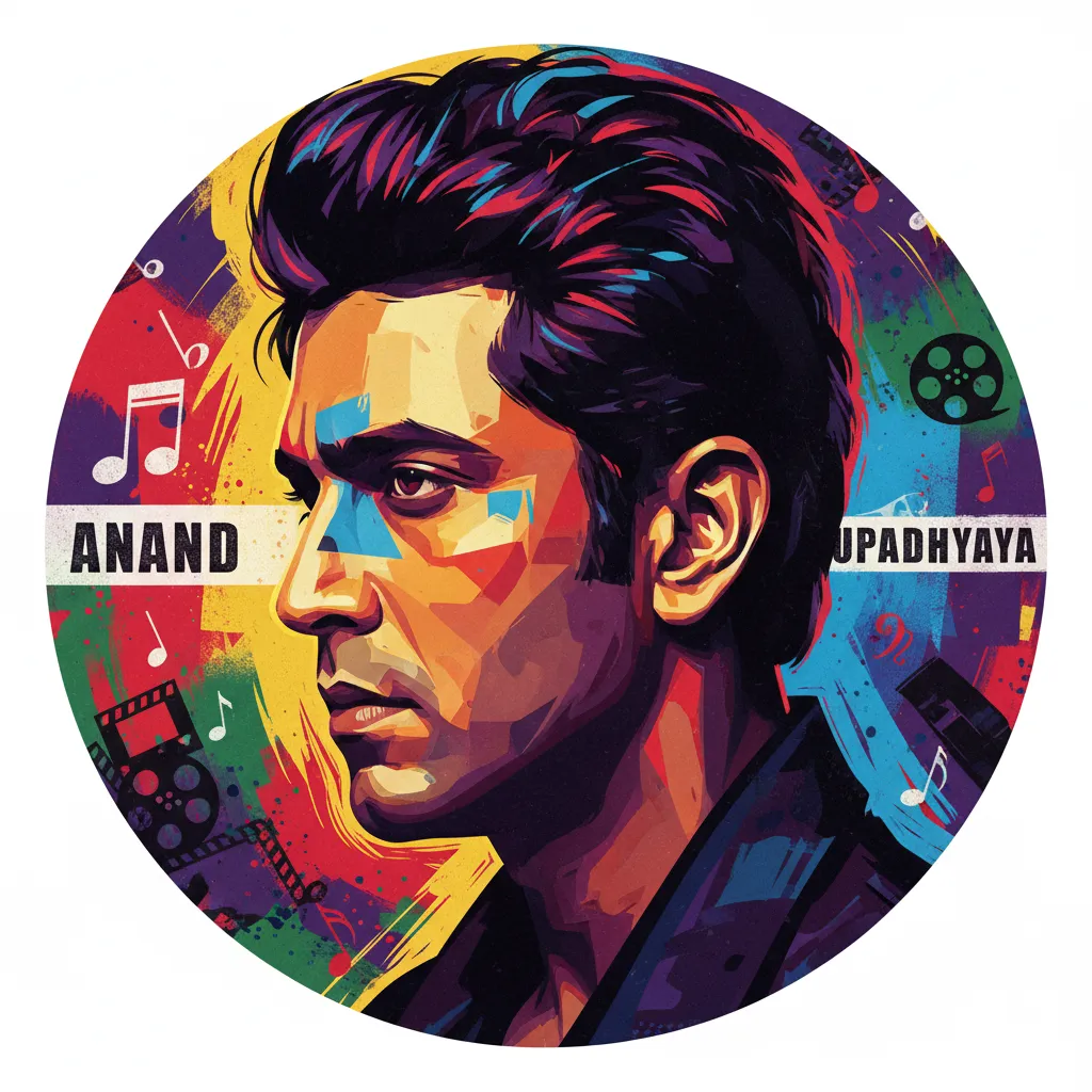 Artistic portrait of Anand Upadhyaya