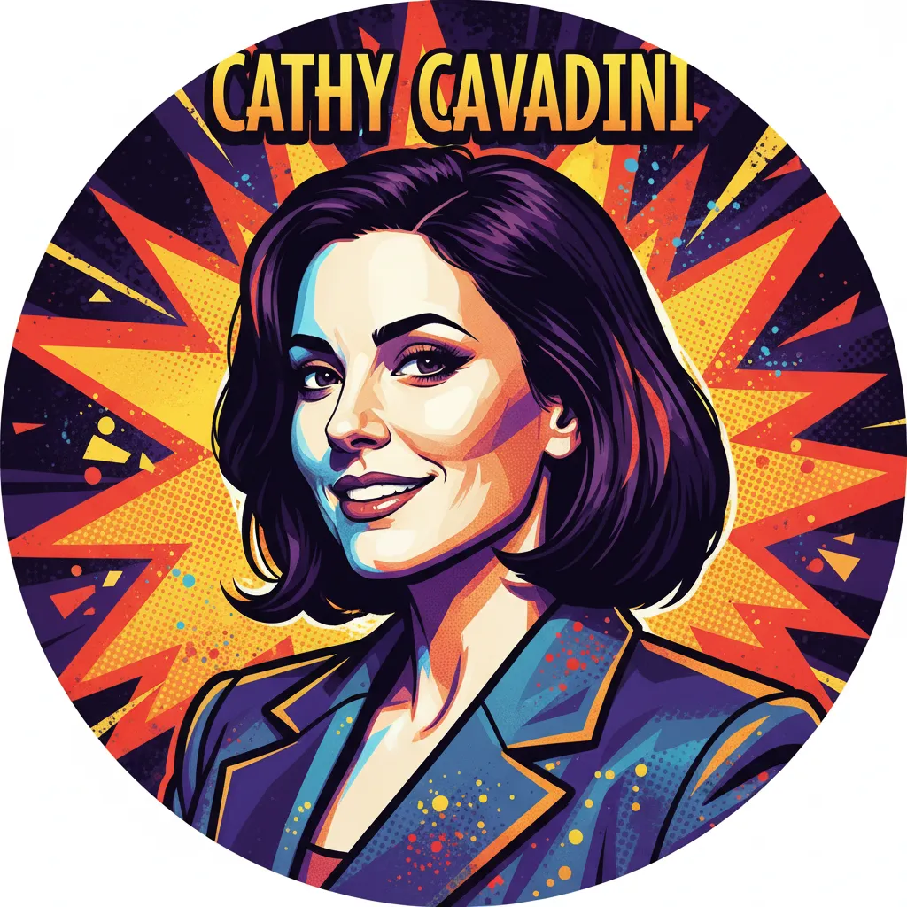 Artistic portrait of Cathy Cavadini