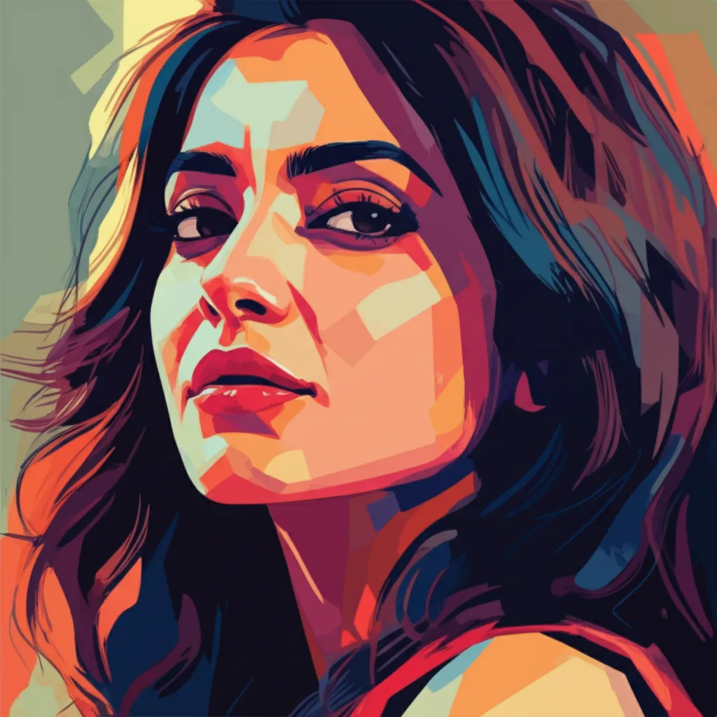 Artistic portrait of Meher Vij