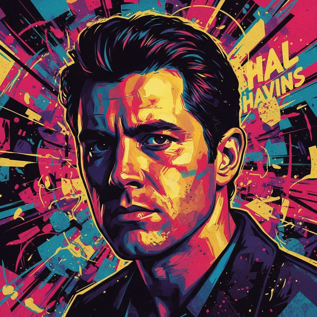 Artistic portrait of Hal Havins